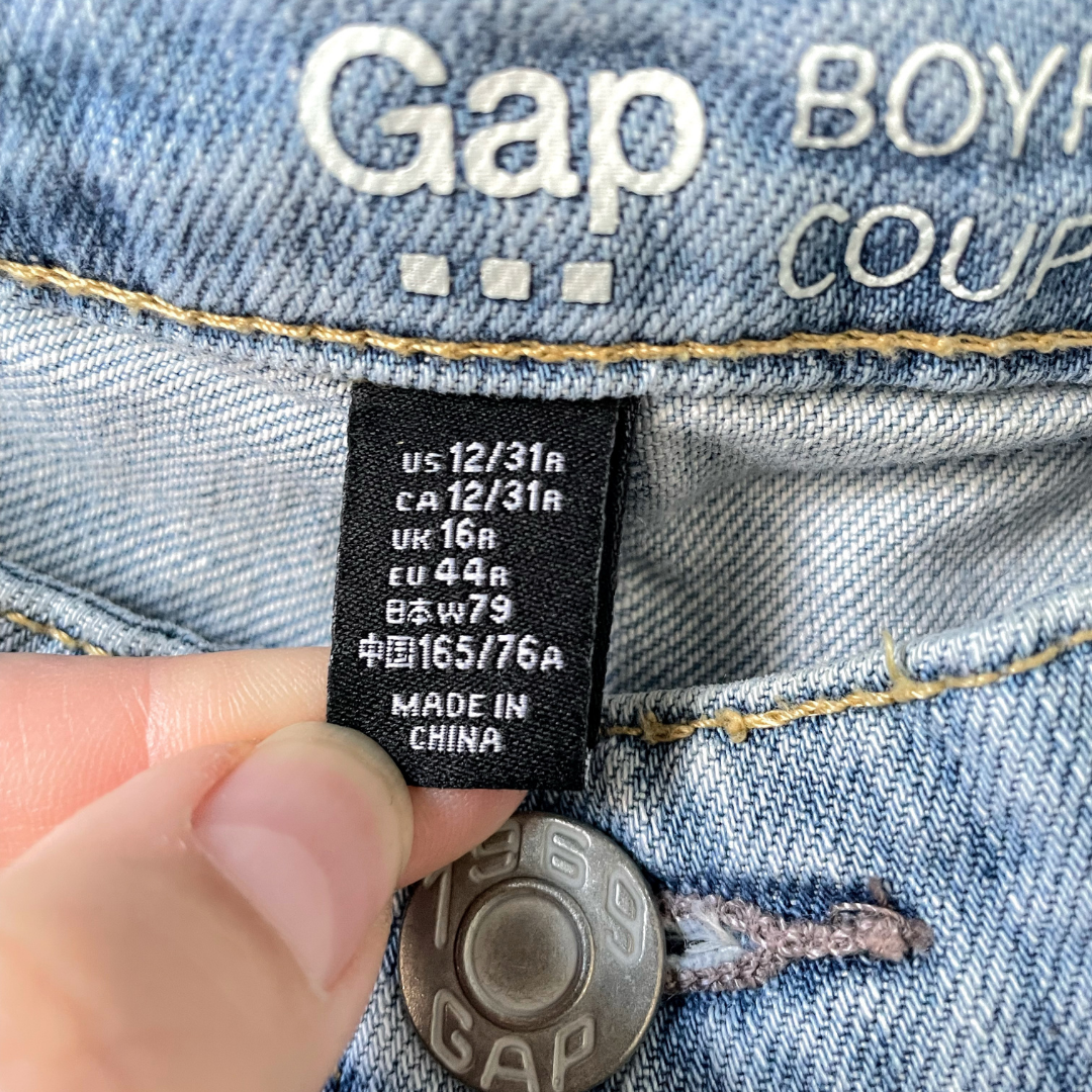 Checkerboard Flame Painted Pocket Light Wash Jeans