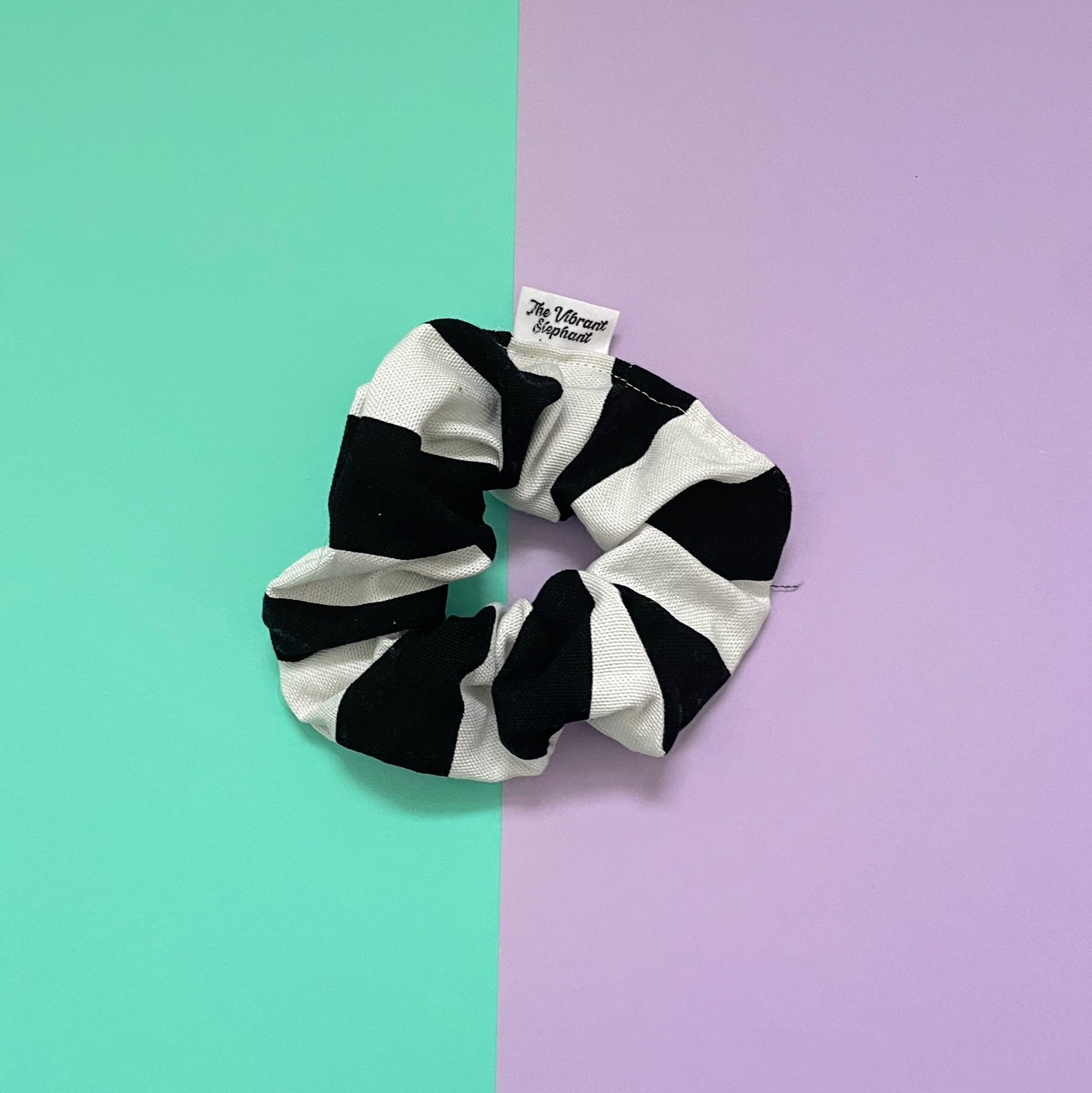 B&W Stripe - Scrunchie