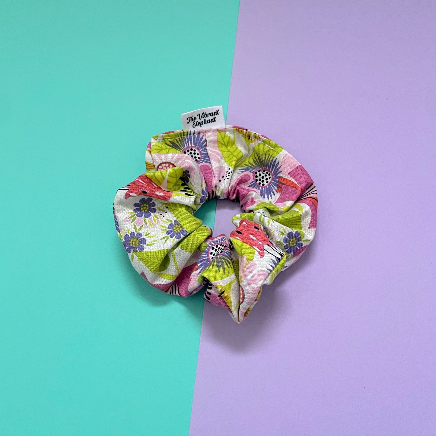 Bright Floral - Scrunchie