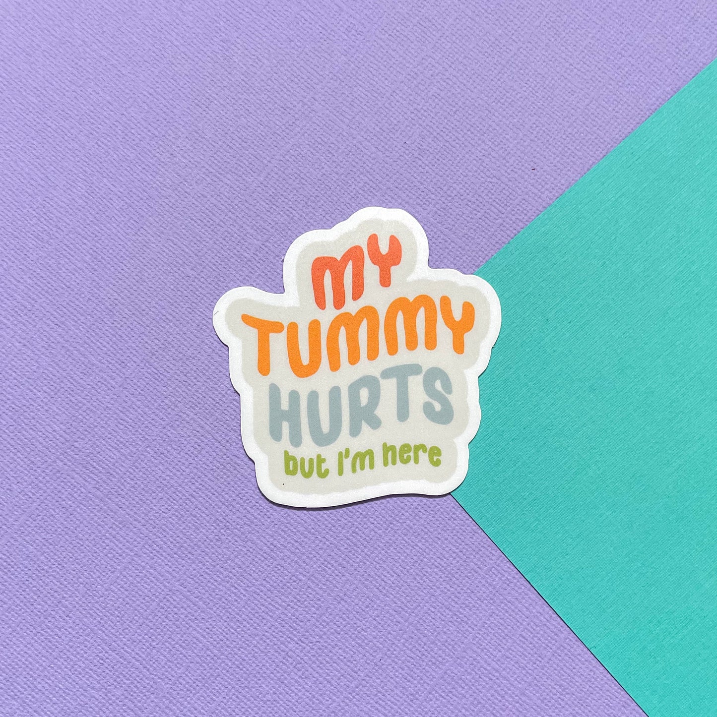 Tummy Hurts Sticker image 0