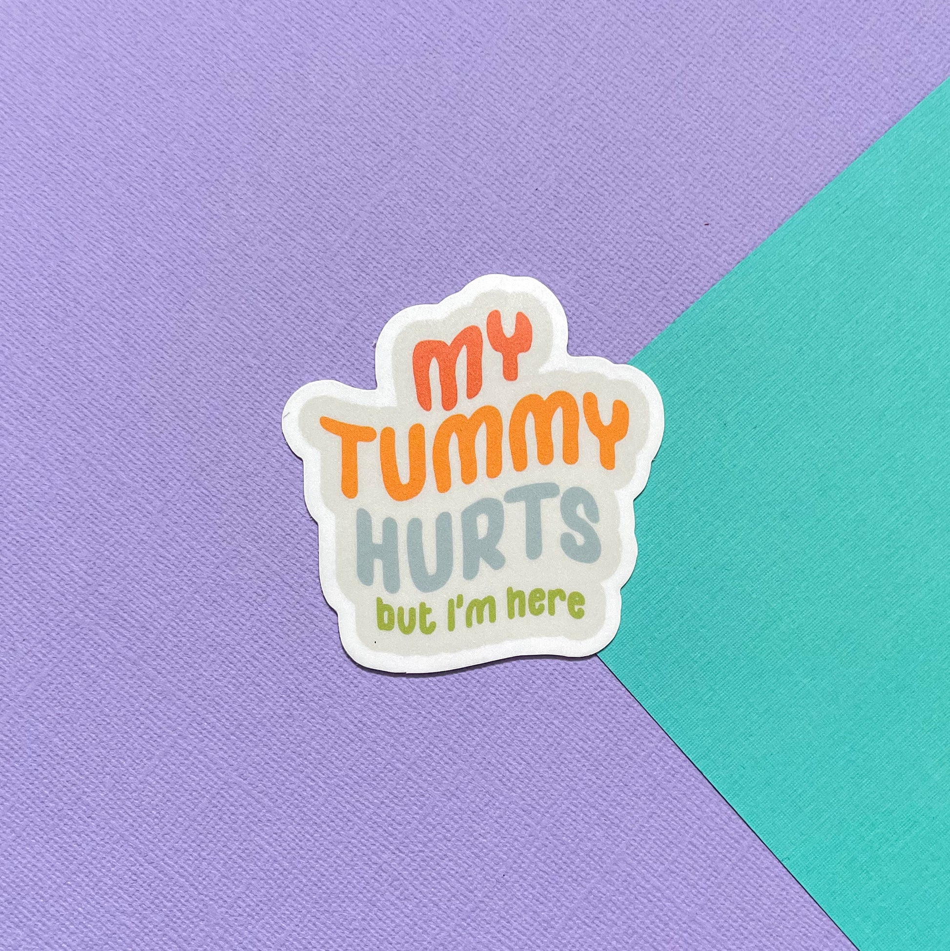 Tummy Hurts Sticker image 0