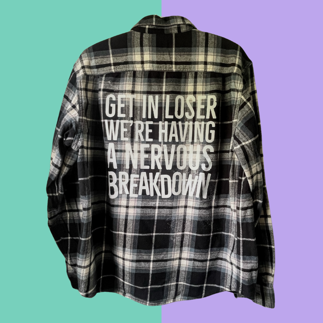 Nervous Breakdown - Upcycled Flannel