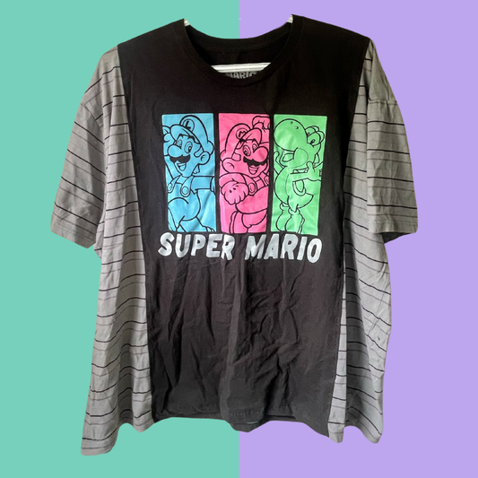 Character Panel Upcycled T-Shirt