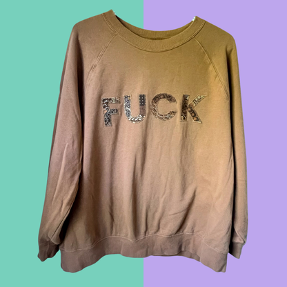 Fuck - Applique Sweater