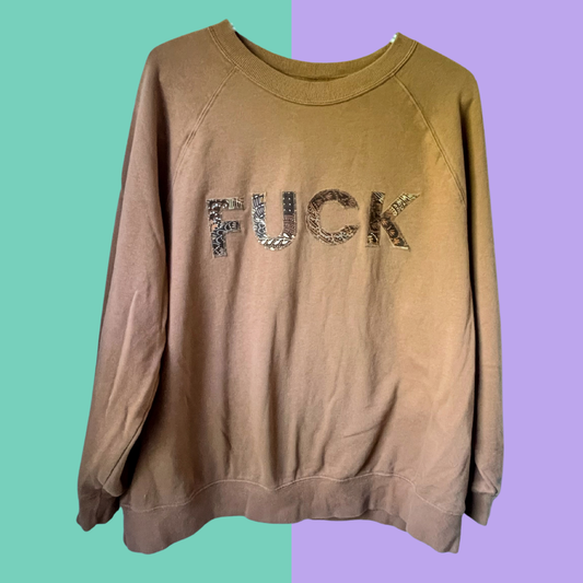 Fuck - Applique Sweater