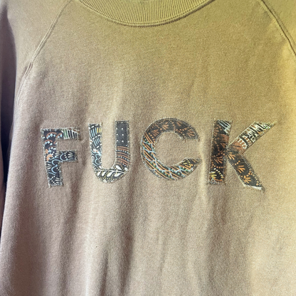 Fuck - Applique Sweater