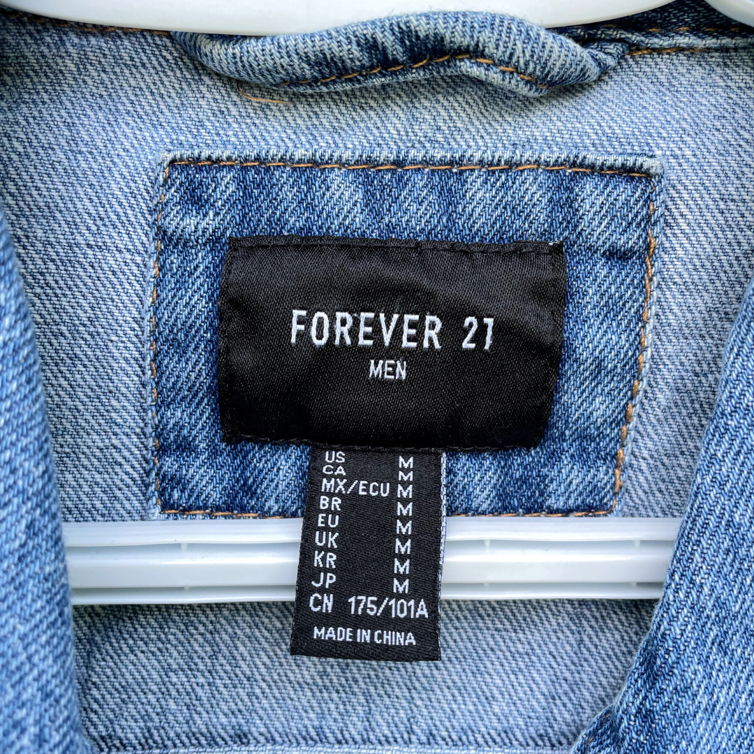 Modern Rainbow Painted Denim Jacket