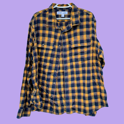 Sailor Moon Graphic Plaid Button-Up Shirt