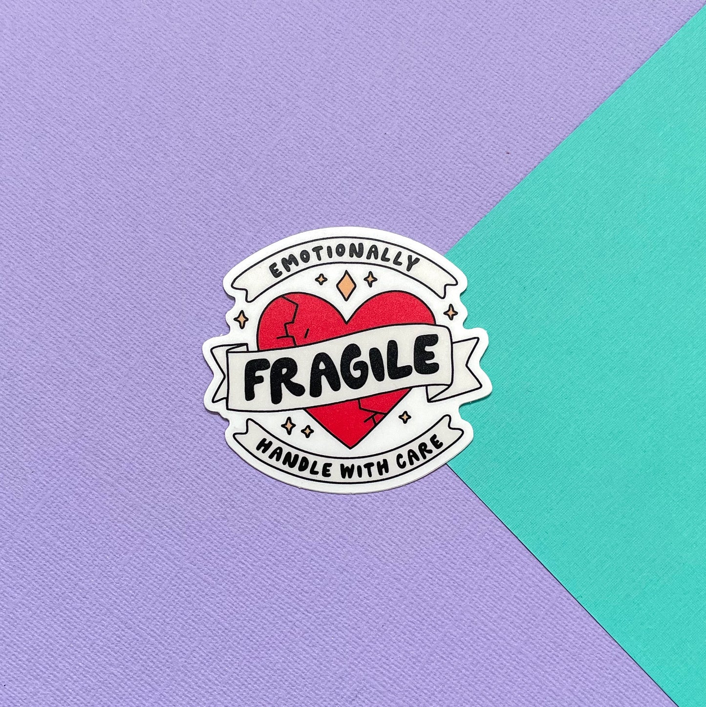 Emotionally Fragile Sticker image 0