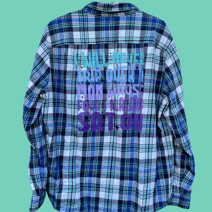 Never Trip Over a Man Flannel image 0
