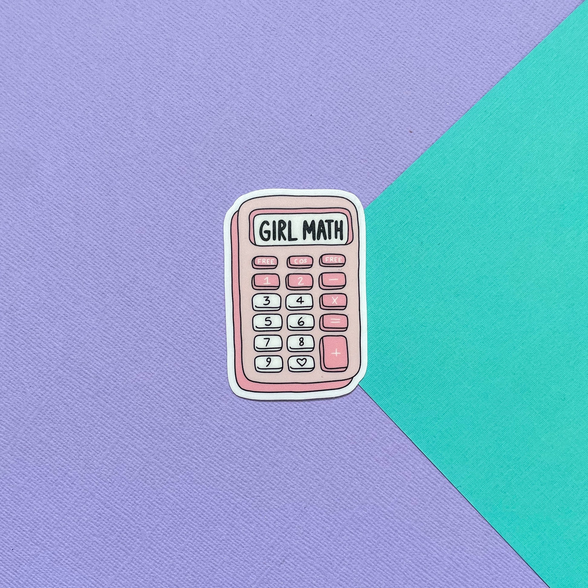 Girl Math Sticker image 0