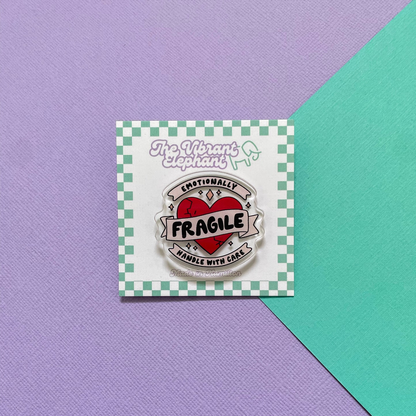 Emotionally Fragile Pin