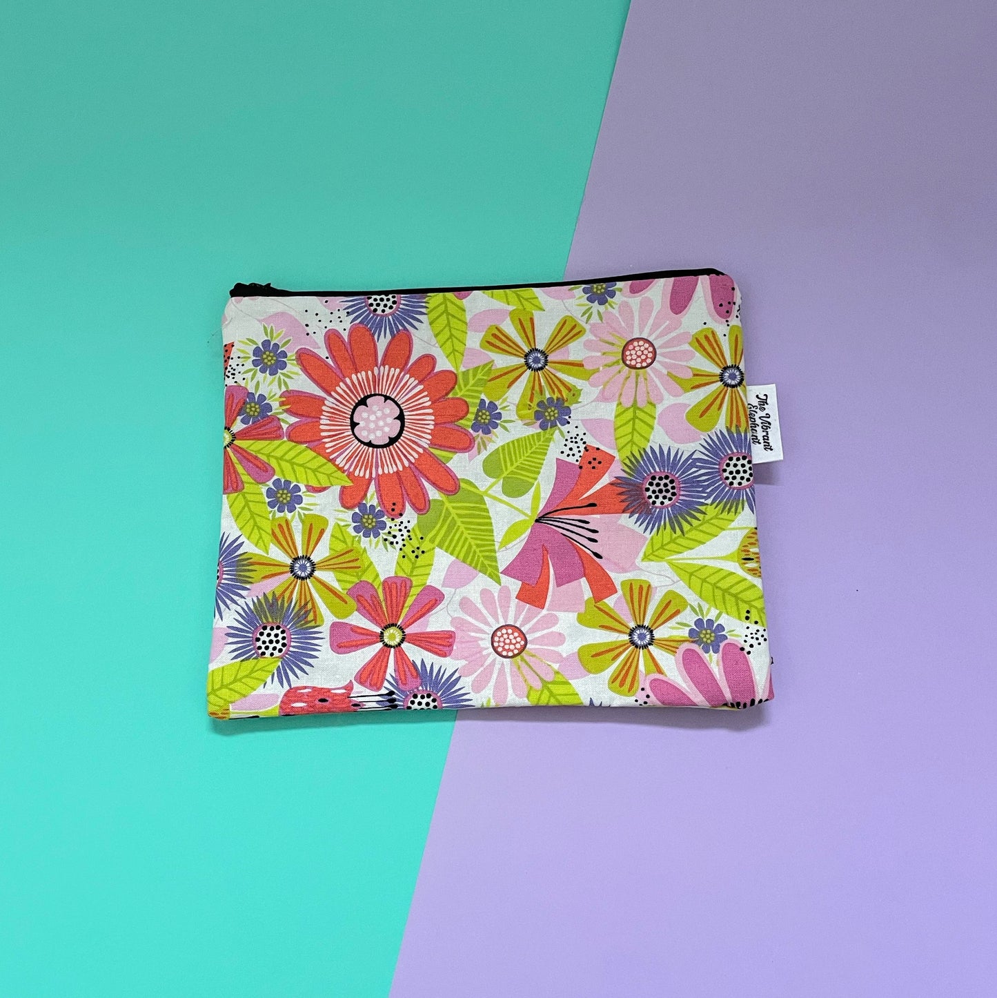 Bright Floral - Zip Pouch