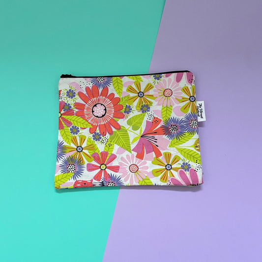 Bright Floral - Zip Pouch