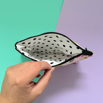 Bright Floral - Zip Pouch