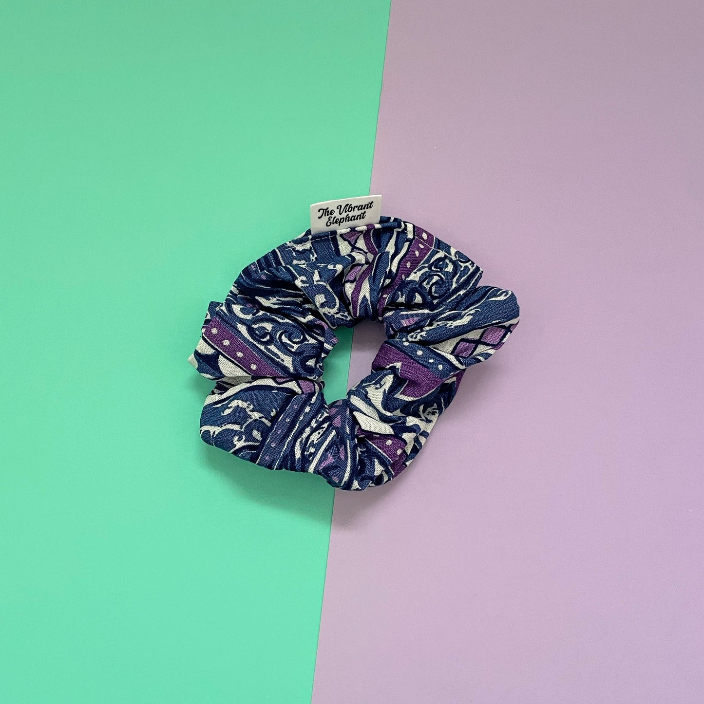 Purple & Blue - Scrunchie