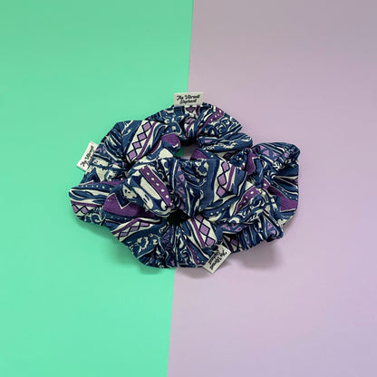 Purple & Blue - Scrunchie