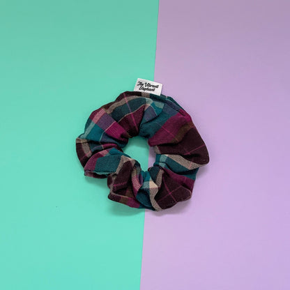 Deep Flannel - Scrunchie