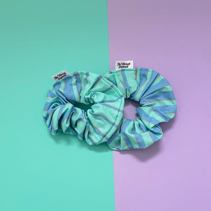 Blue Stripe - Scrunchie