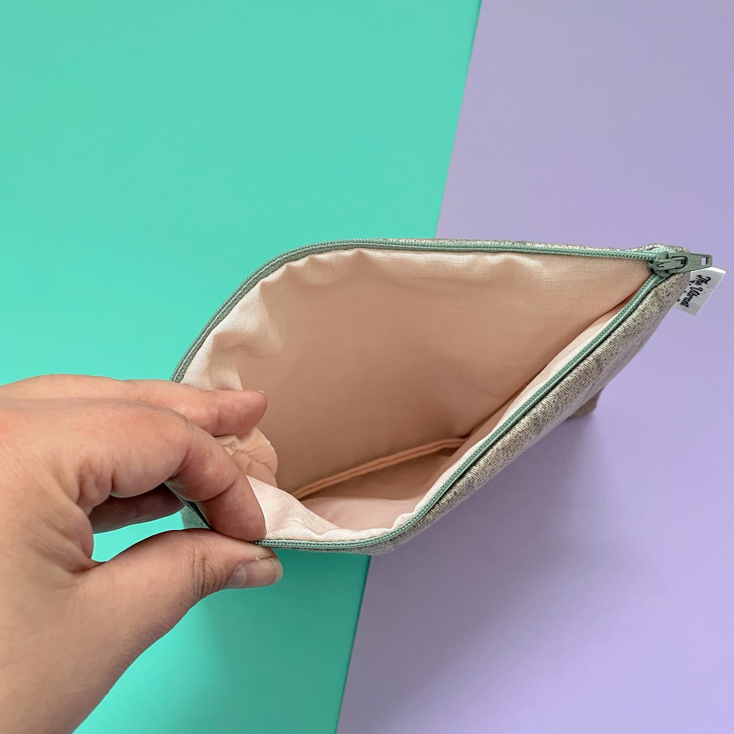 Splatter Stripe - Zip Pouch