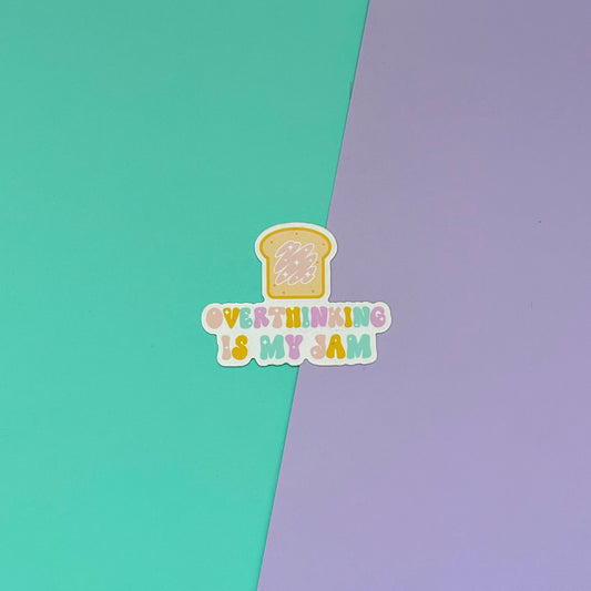 Overthinking Sticker