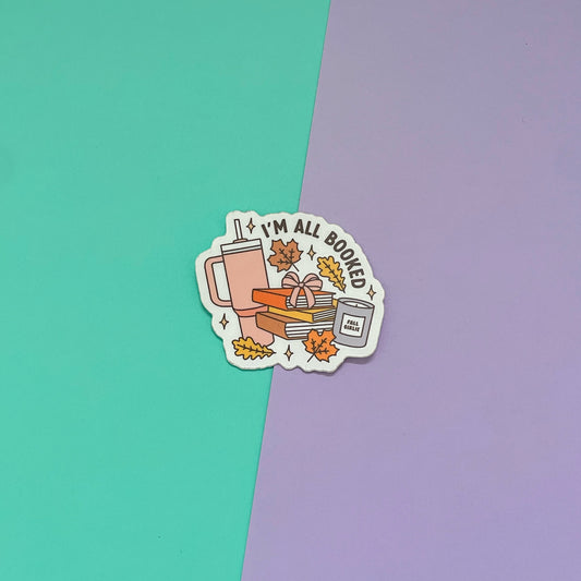 All Booked Sticker