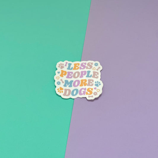 More Dogs Sticker