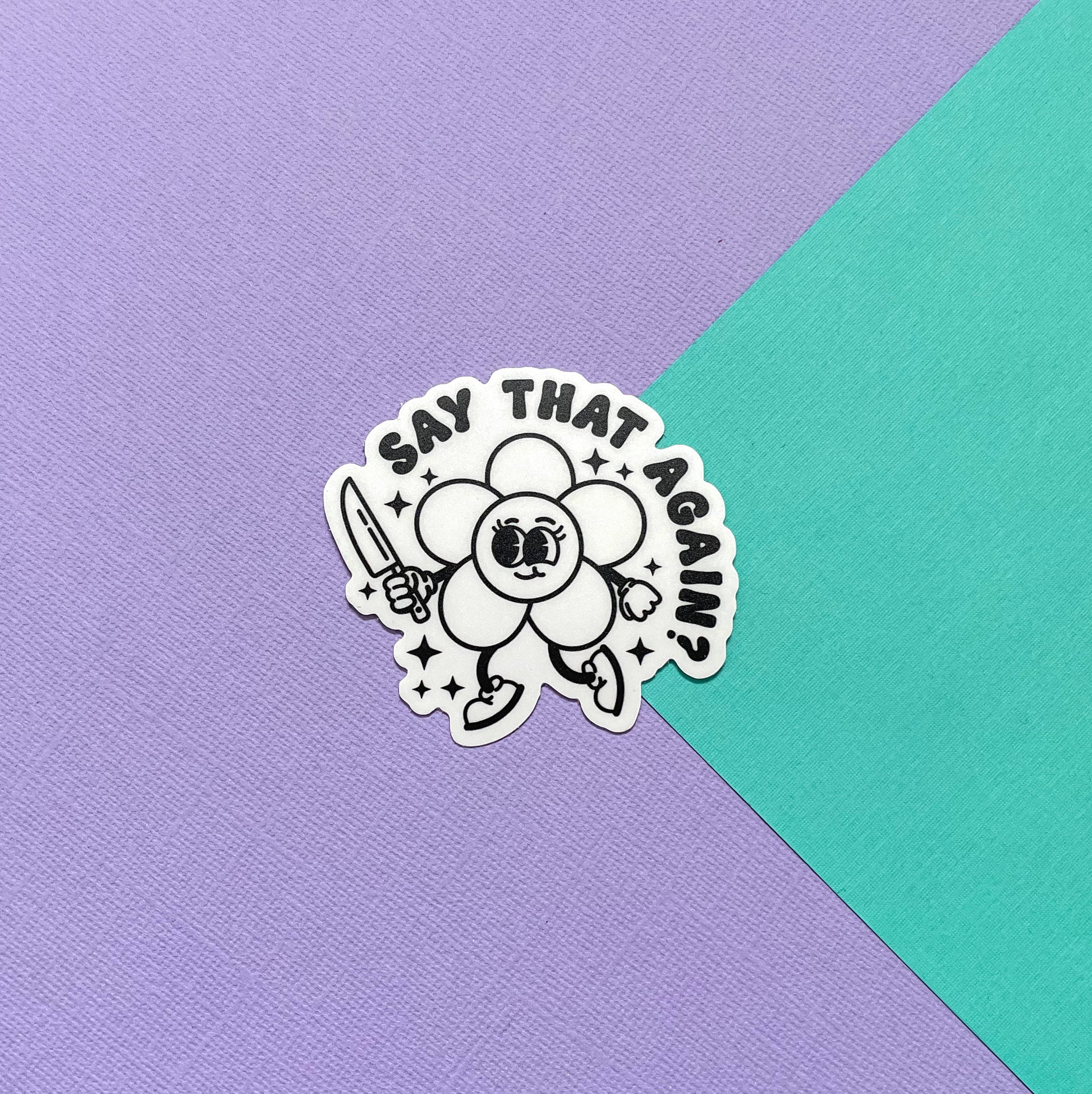Say That Again? Sticker image 0