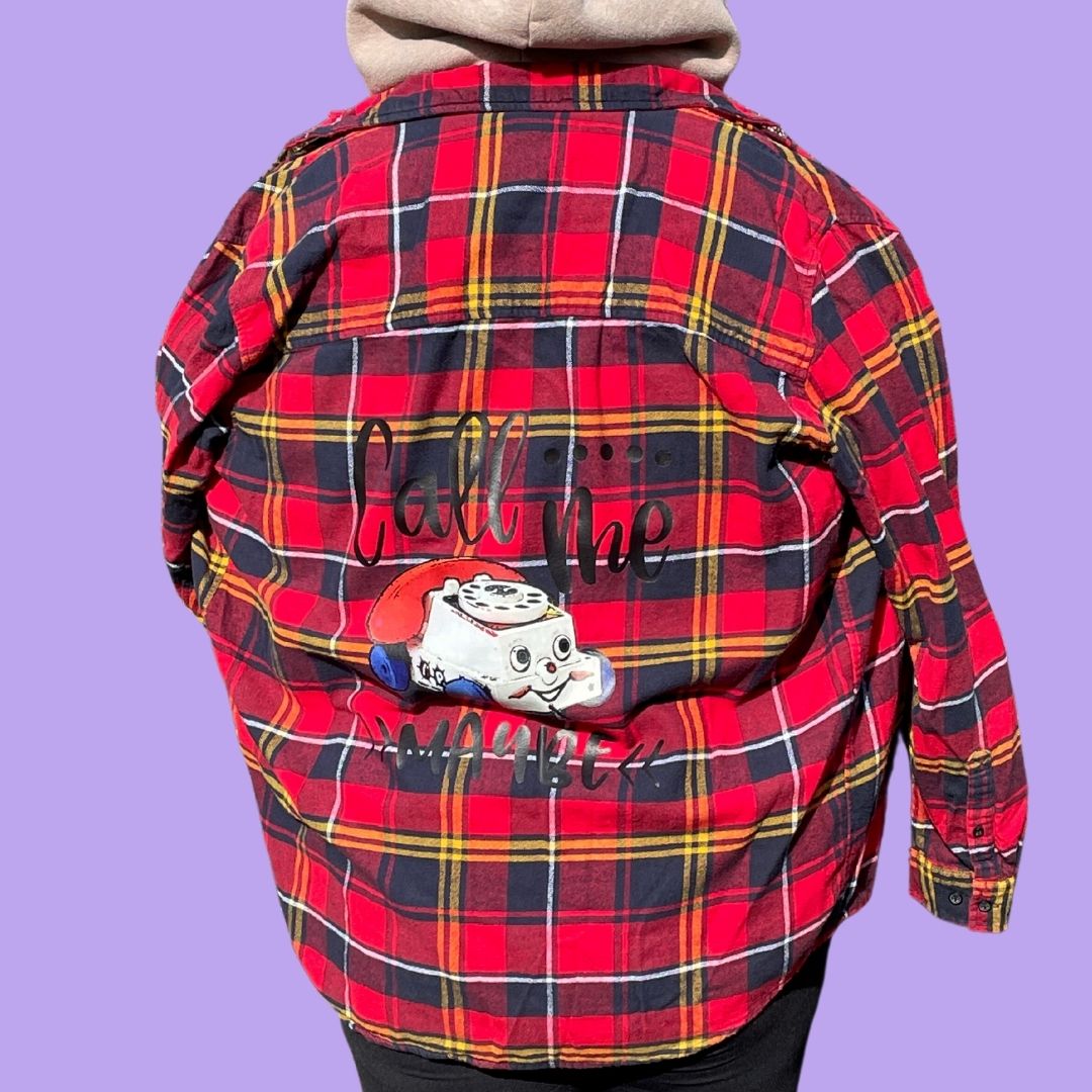 MOONCRAFT - Call Me Maybe Flannel Shirt image 0